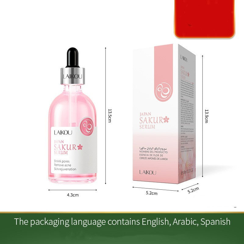 Sérum hydratant pour le visage à la fleur de cerisier