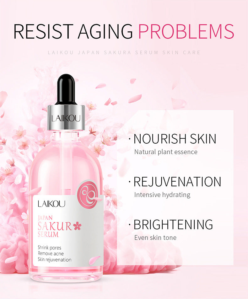 Sérum hydratant pour le visage à la fleur de cerisier