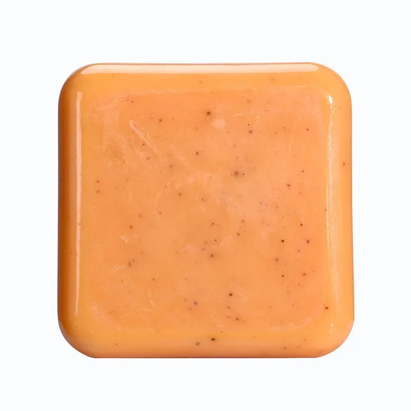 Jabón exfoliante de ácido kójico y naranja dulce (70 g/140 g), glutatión, leche de coco, cedro, iluminador, cúrcuma, barra para el cuidado de la piel