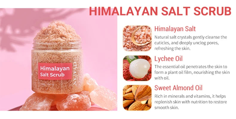 Exfoliante corporal con sal marina, suaviza la piel, rejuvenece, hidrata, cúrcuma, café, matcha, azúcar moreno y sal del Himalaya.