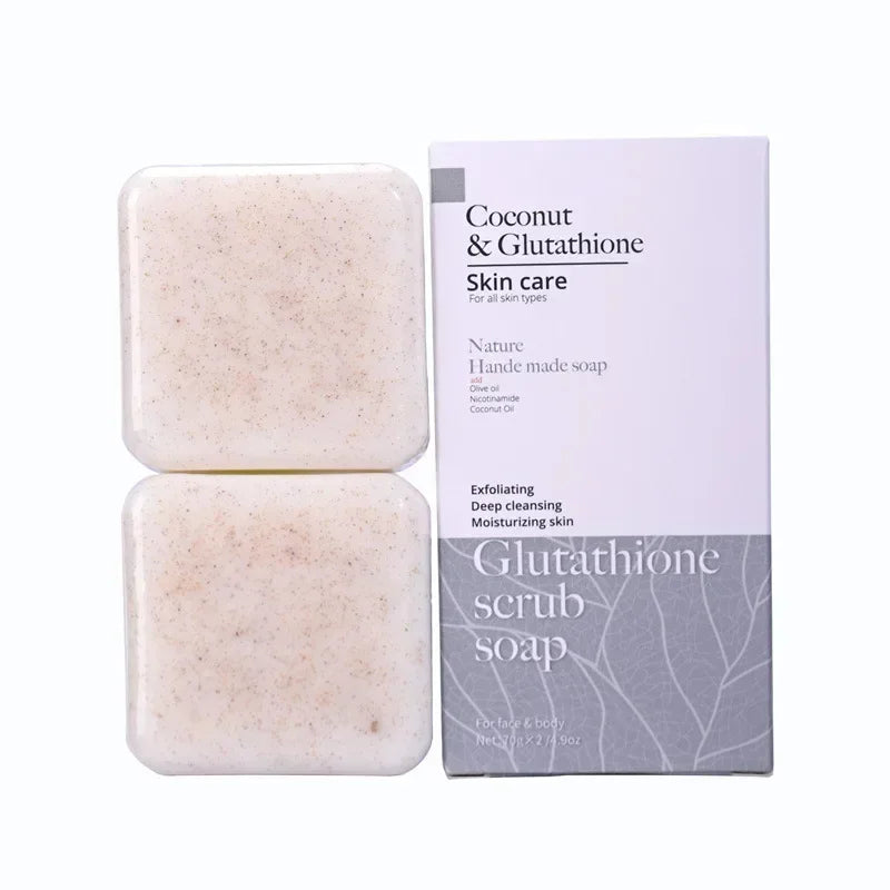 Jabón exfoliante de ácido kójico y naranja dulce (70 g/140 g), glutatión, leche de coco, cedro, iluminador, cúrcuma, barra para el cuidado de la piel