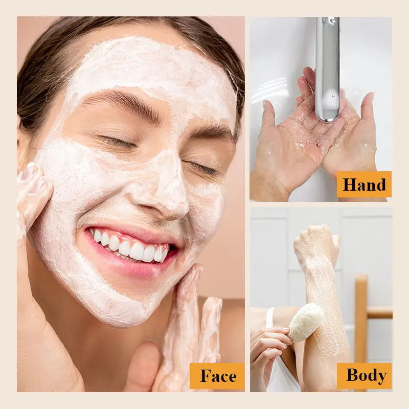 Jabón blanqueador corporal, limpieza profunda de la piel, jabón para eliminar la piel de gallina, axilas, rodillas, blanqueamiento corporal, productos para el cuidado de la piel blanca.
