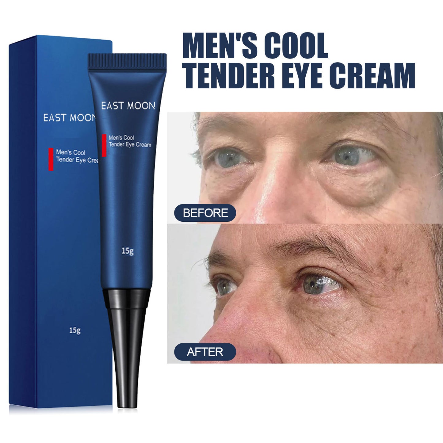 Crème contour des yeux hydratante et éclaircissante au rétinol pour hommes