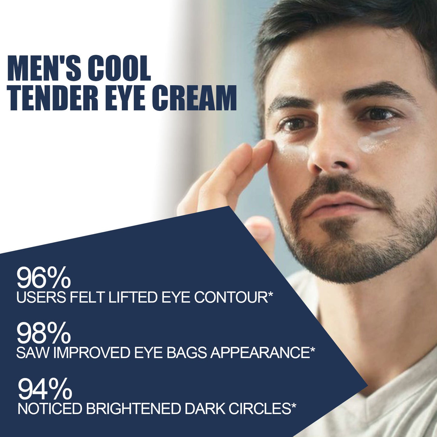 Crème contour des yeux hydratante et éclaircissante au rétinol pour hommes
