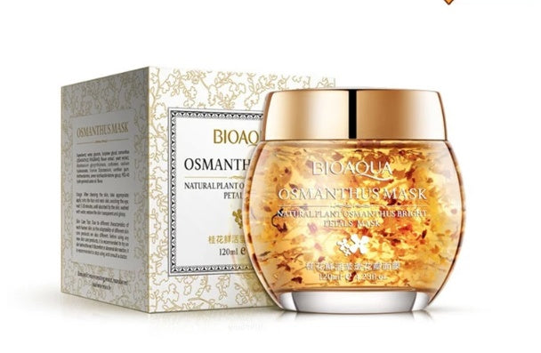Mascarilla de pétalos de rosa para el cuidado de la piel y para dormir