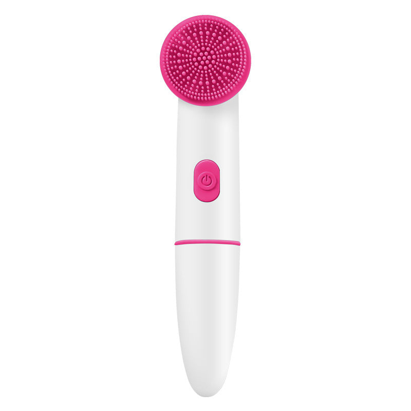 Limpiador facial eléctrico de silicona, cepillo de limpieza facial, instrumento de belleza, limpiador de poros.