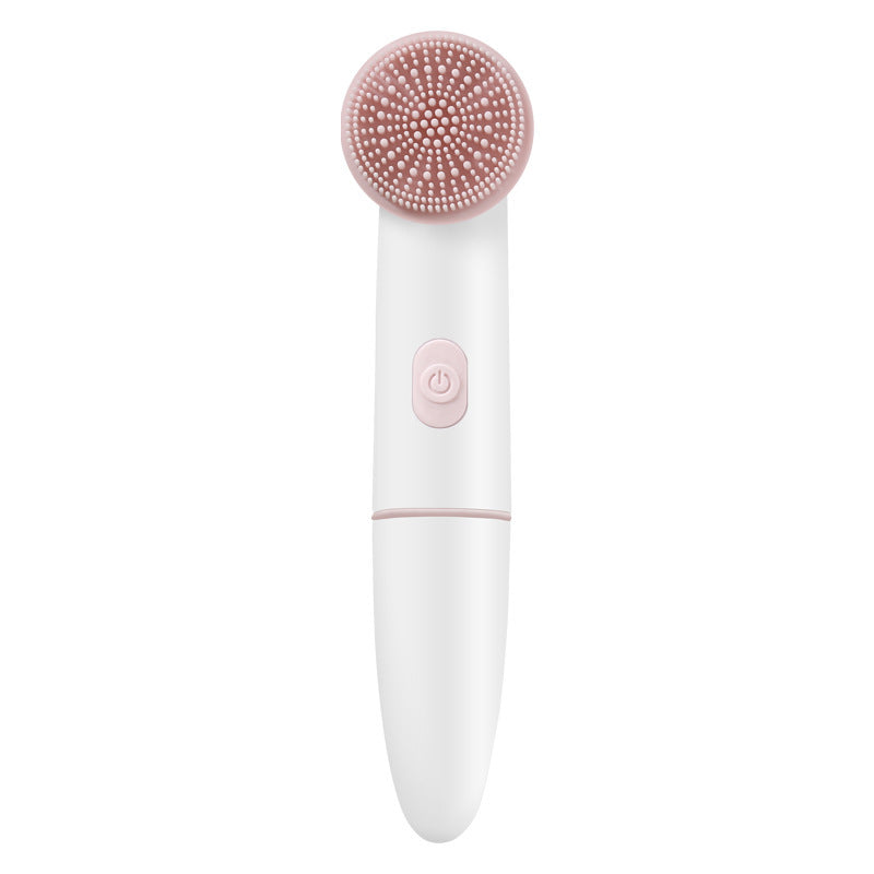 Limpiador facial eléctrico de silicona, cepillo de limpieza facial, instrumento de belleza, limpiador de poros.