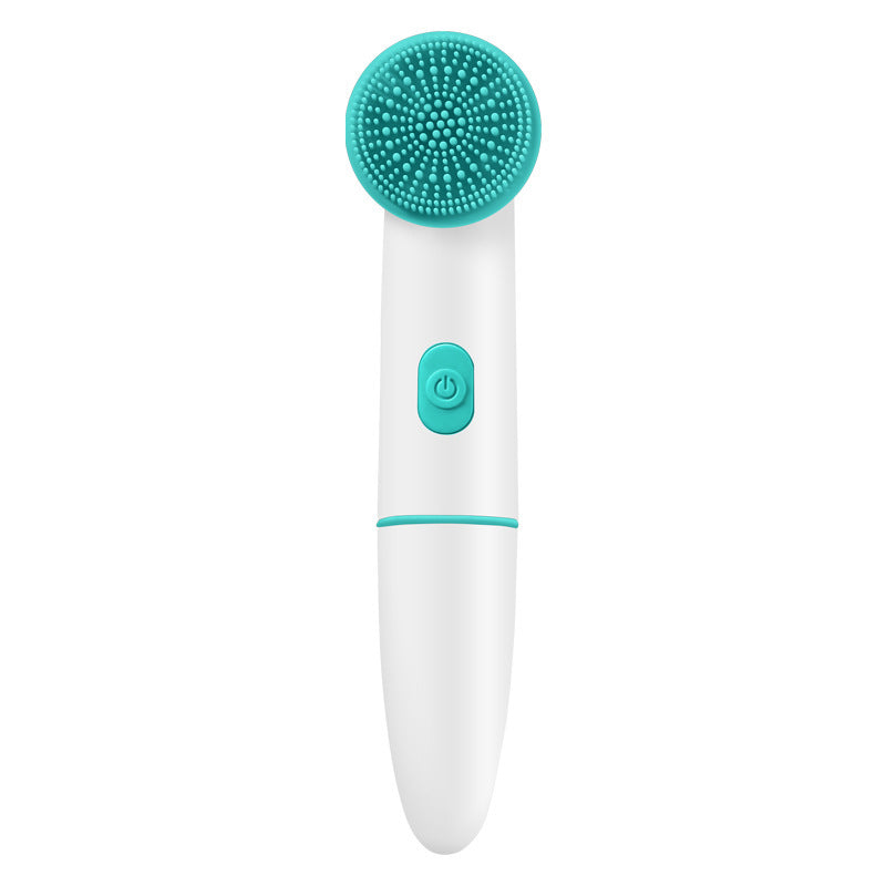 Limpiador facial eléctrico de silicona, cepillo de limpieza facial, instrumento de belleza, limpiador de poros.